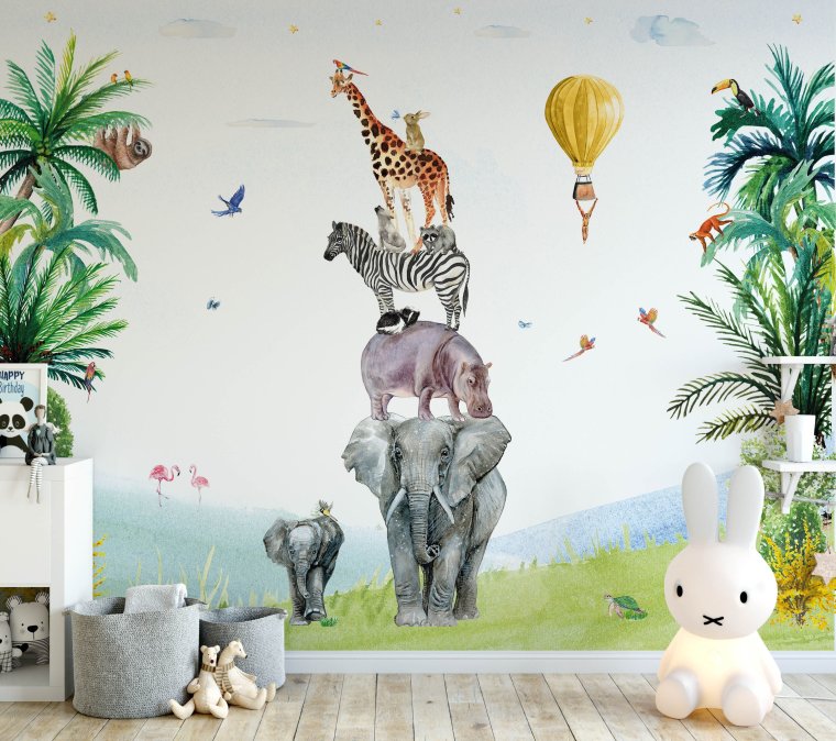 Роспись стен для детей