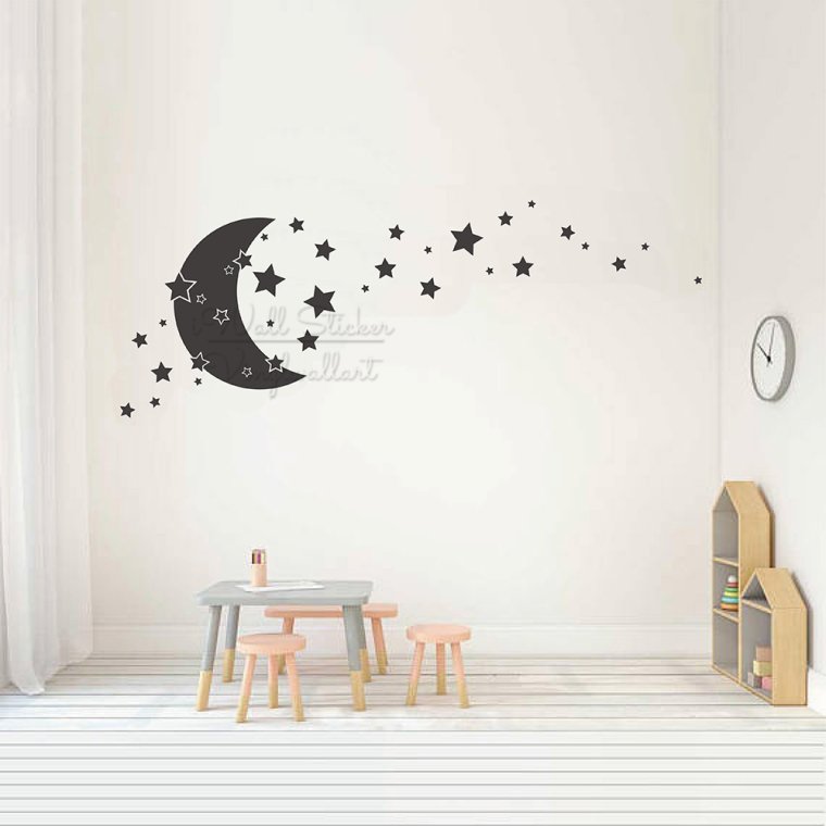 Декорирование на стене Луны