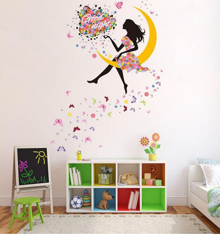 Интерьерные наклейки в детскую комнату