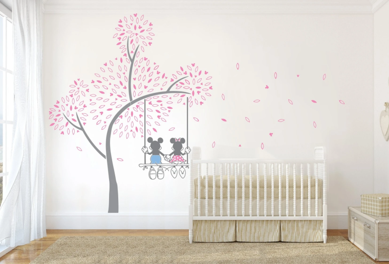 Детские обои с деревьями