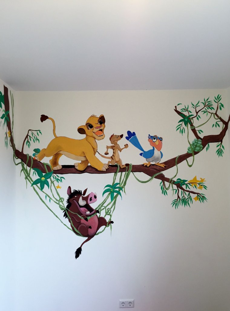 Роспись детской комнаты