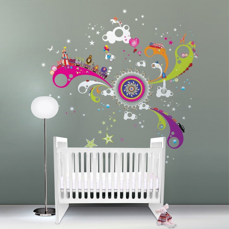 Идеи рисунков для детской комнаты