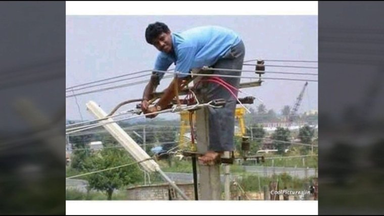 Прикольные анекдоты про электриков