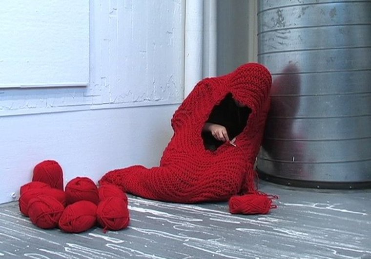 Вязаный комбинезон для взрослых