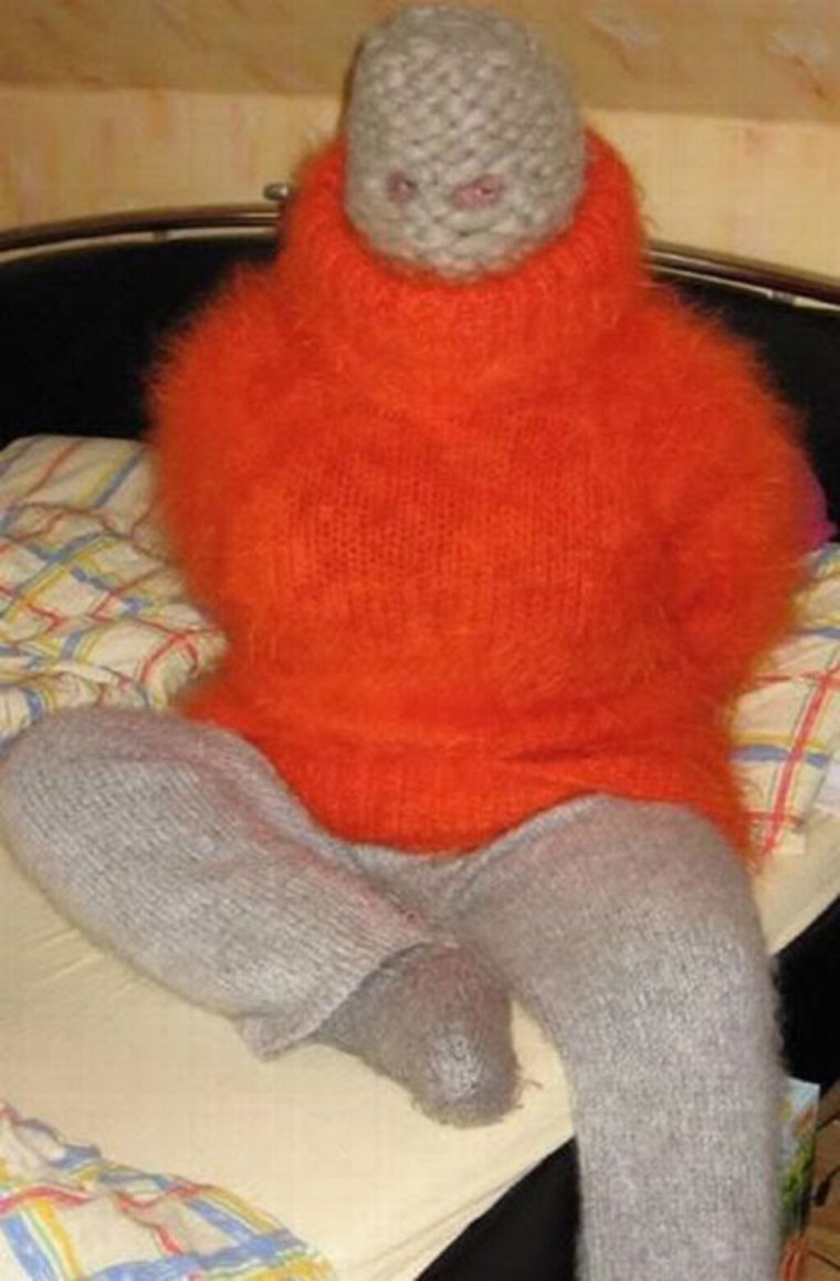 Вязаный костюм для всей семьи