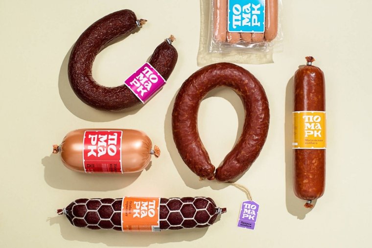 Креативная упаковка колбасы