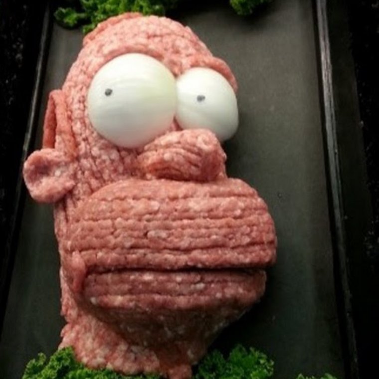 Смешная котлета