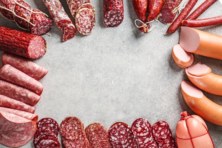 Смешная сосиска