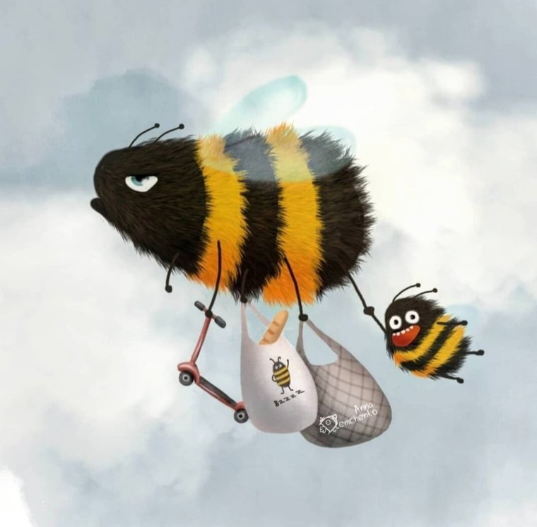 Шмель в очках