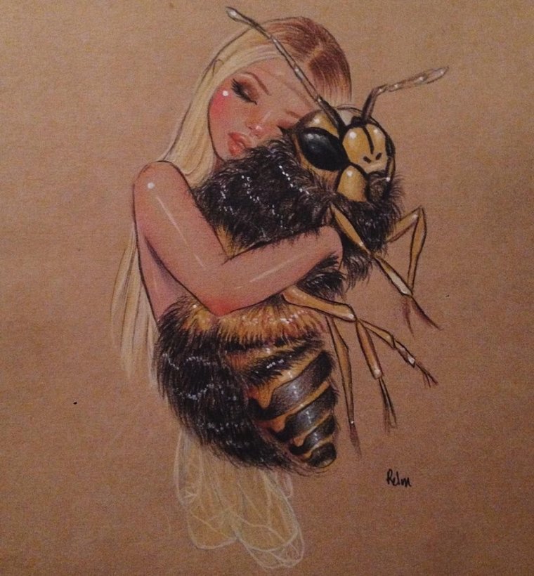 Пчела картина