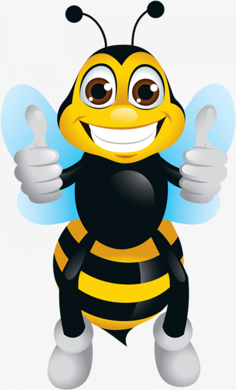 Пчела мультяшная