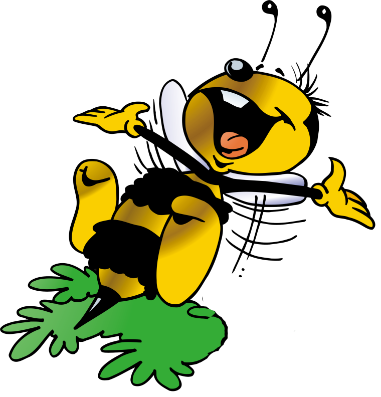 Пчела смеется