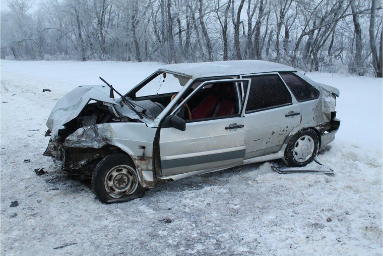 ВАЗ 2114 черная тонированная ночь