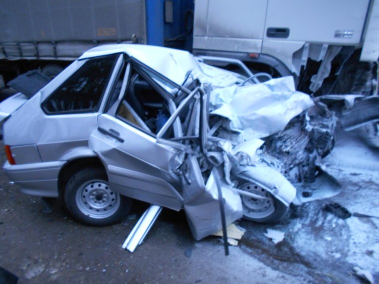 ВАЗ 2114 битая ночью