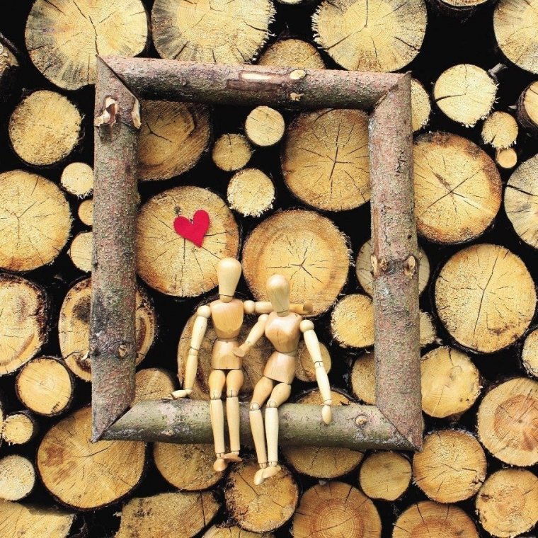 Деревянная свадьба открытки