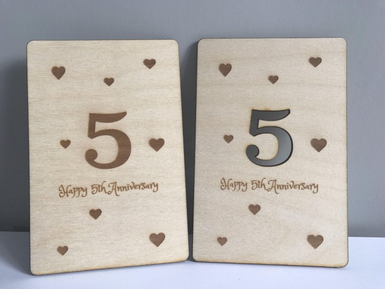 Деревянная свадьба открытки