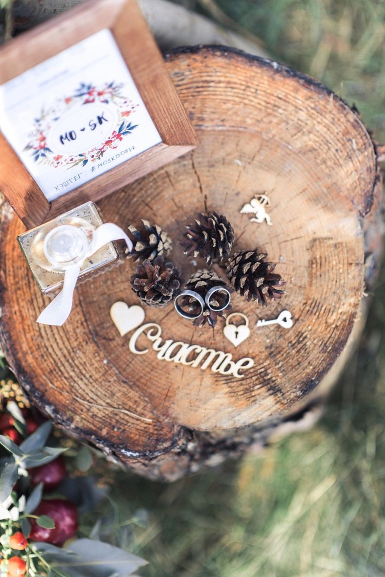 Торт в стиле рустик