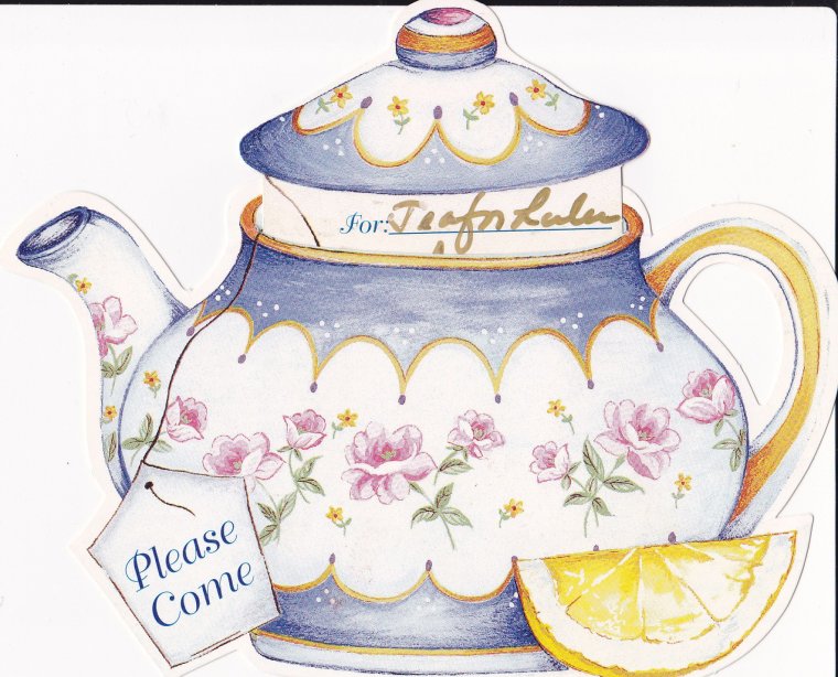 Приглашение на чайную вечеринку