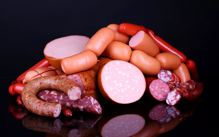 Мясо колбасы