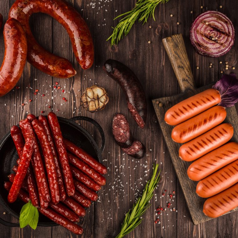 Колбаски сосиски