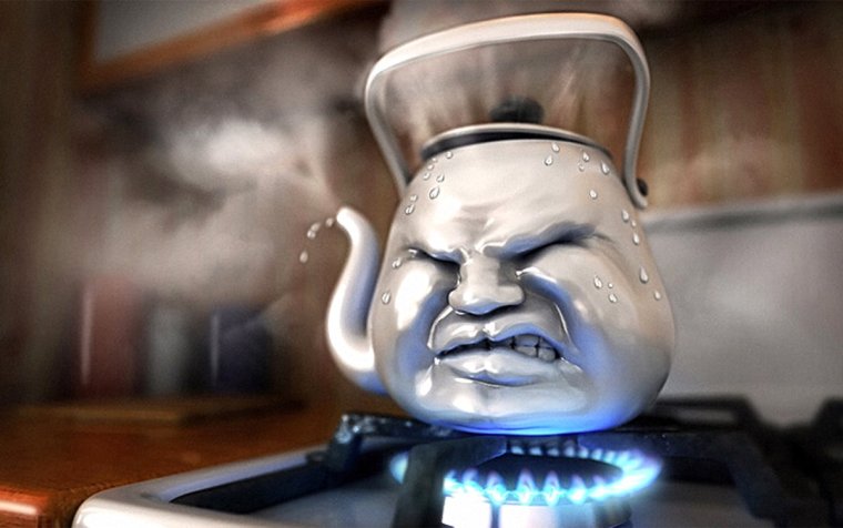 Чайник вскипел