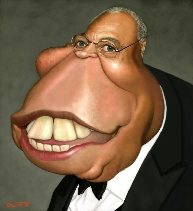 Уродливое лицо смеется