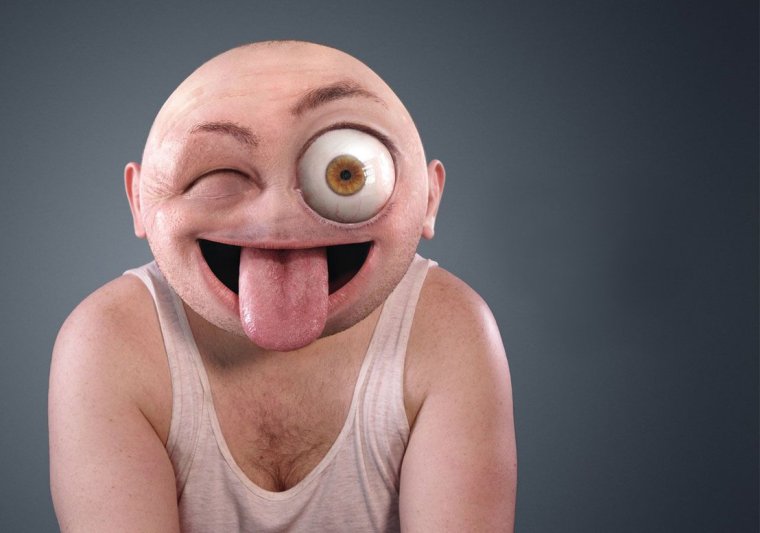 Роуэн Аткинсон шарж