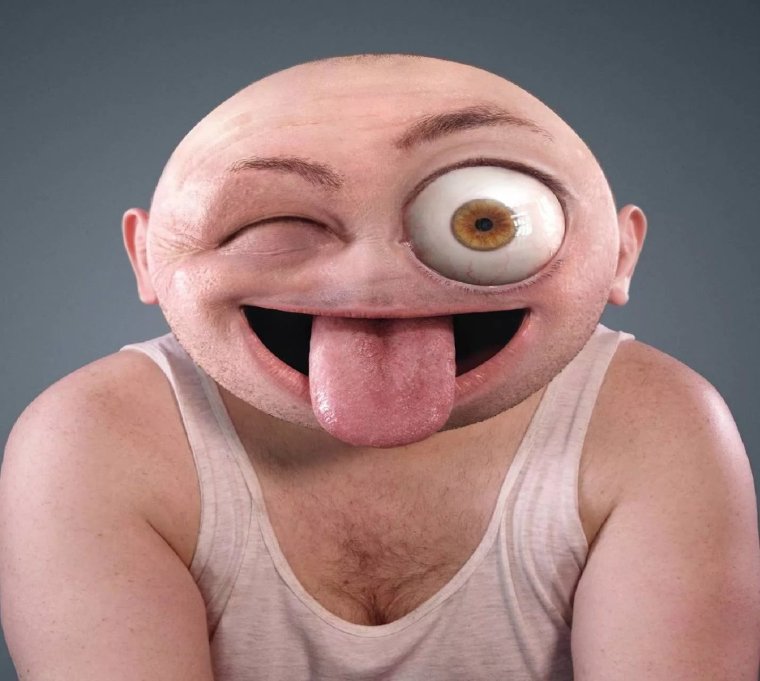 Шарж Морган Фриман