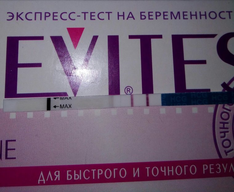 Тест на беременность 2 полоски