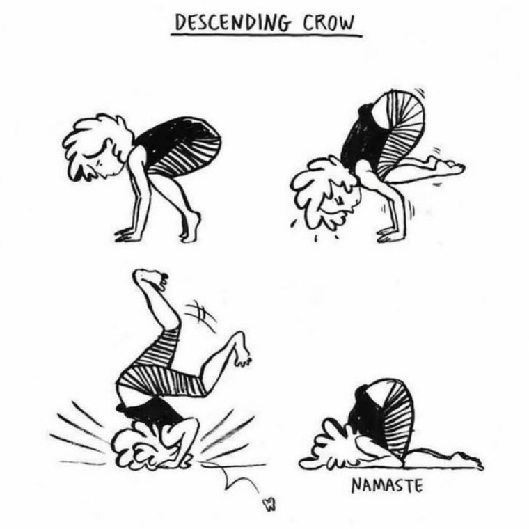 Приколы про йогу