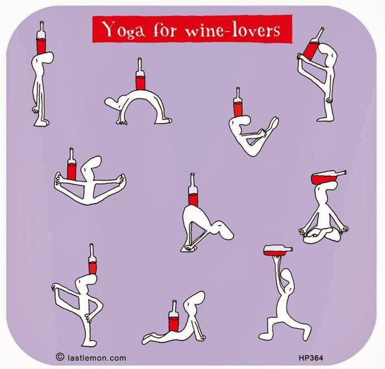 Пятничная йога с вином