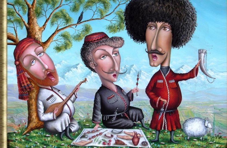 Зураб Мартиашвили грузинское застолье