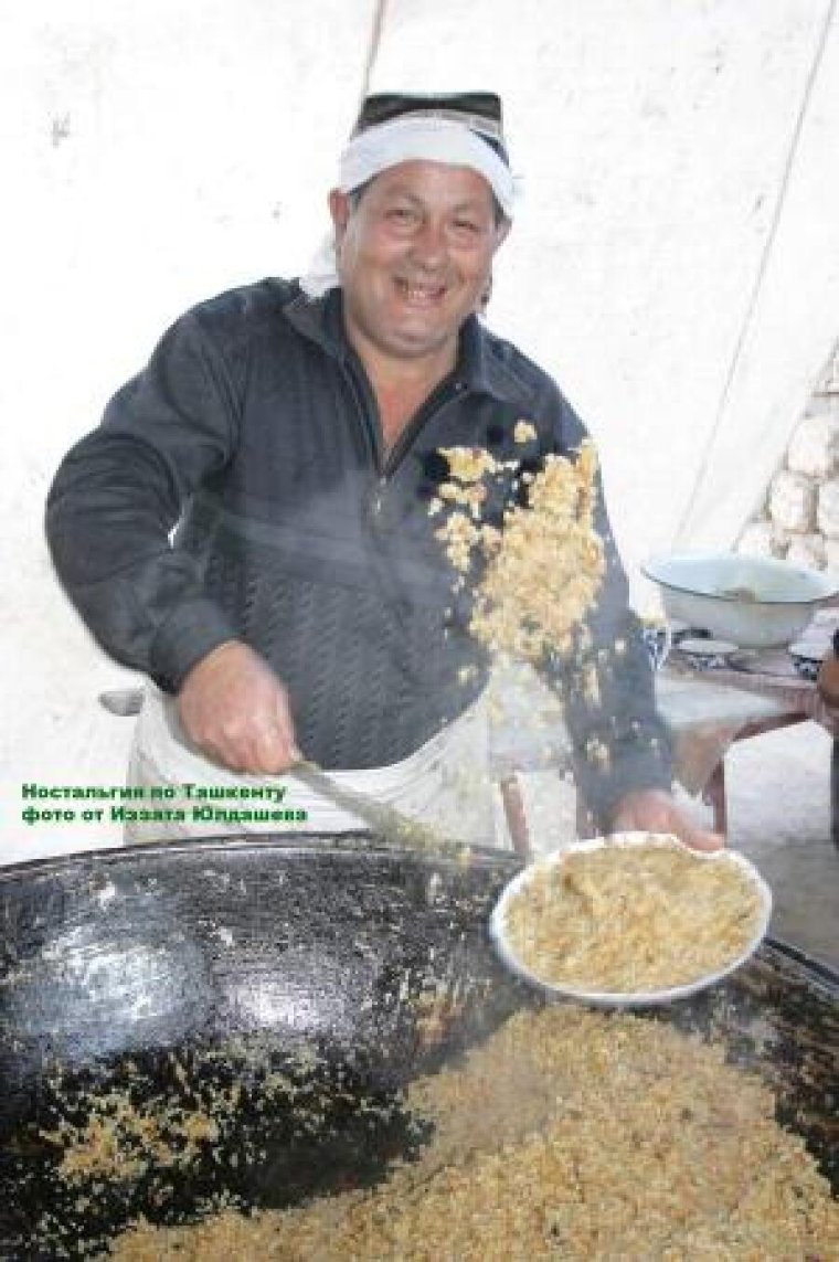 Смешной узбек с пловом