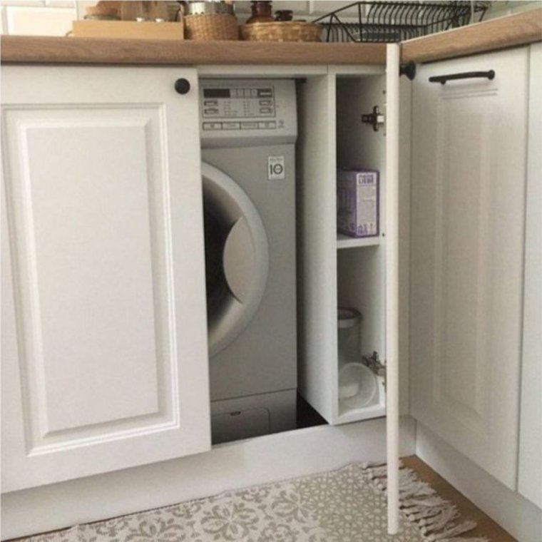 Встраиваемая стиральная машинка под столешницу икеа