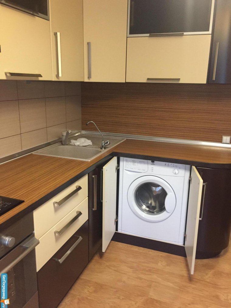 Гарнитур со встроенной стиральной машиной