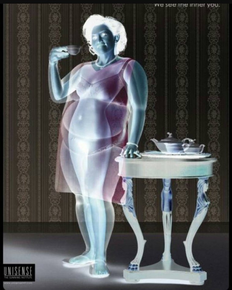 Креативная реклама снижения веса