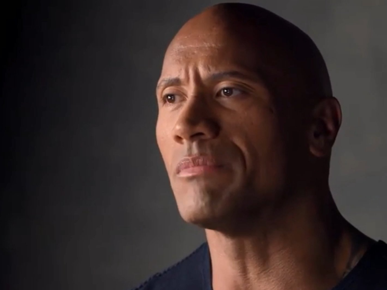 Дуэйн Джонсон грустный