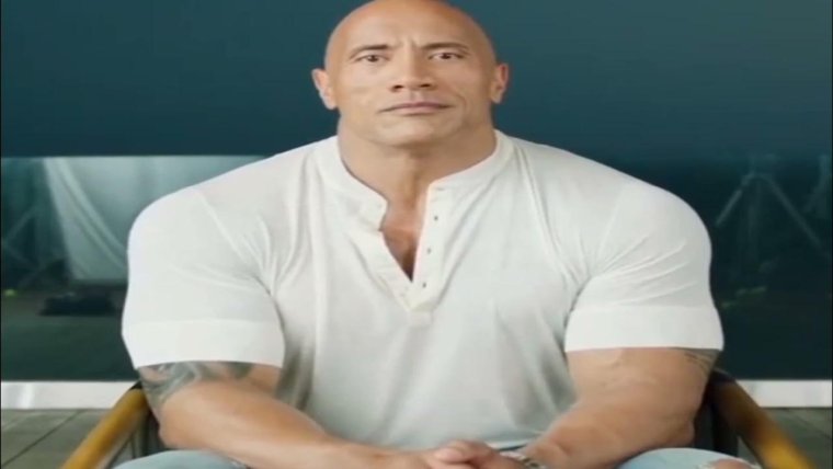 The Rock Eyebrow raise