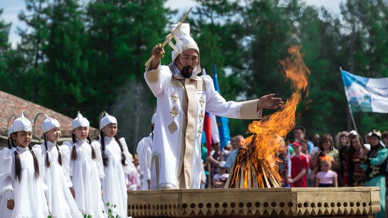 Национальный праздник Ысыах в Якутии