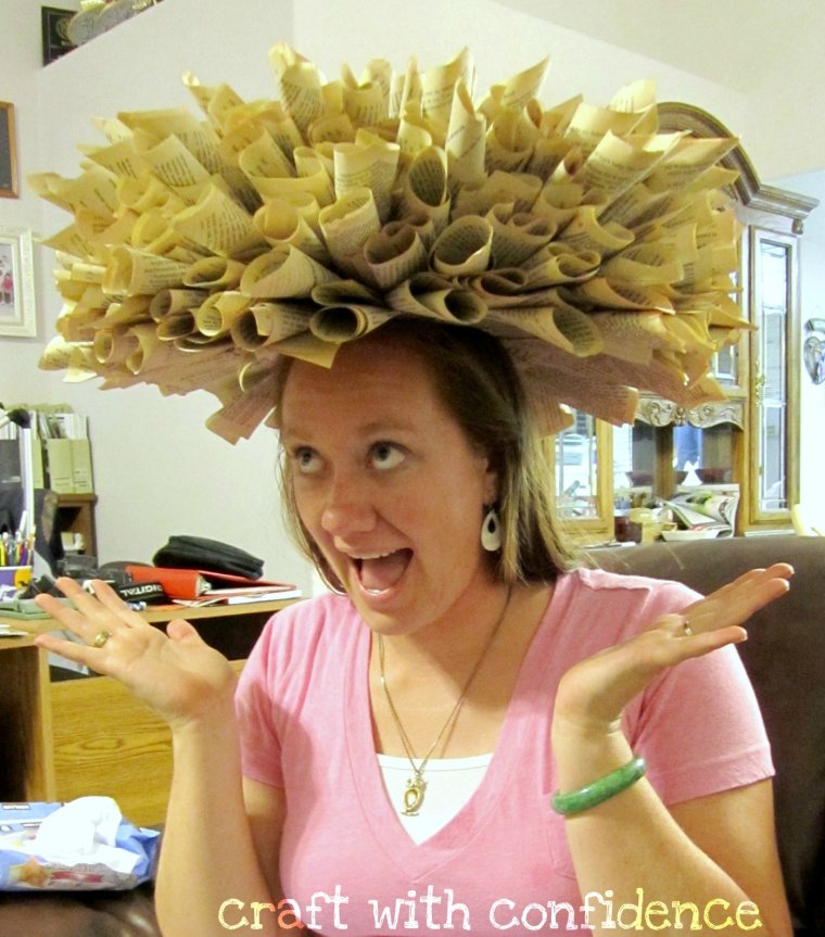 Шляпка из макарон