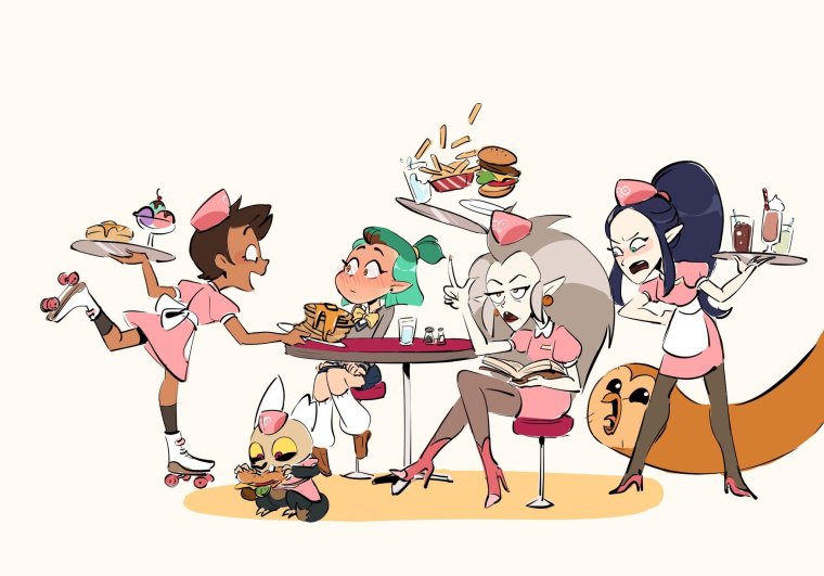 Комиксы Совиный дом Луз и Эмити