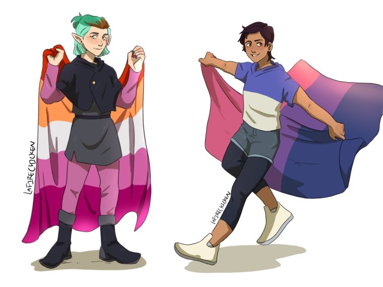 Луз и Эмити арт