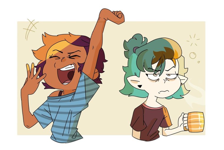 The Owl House Amity арт