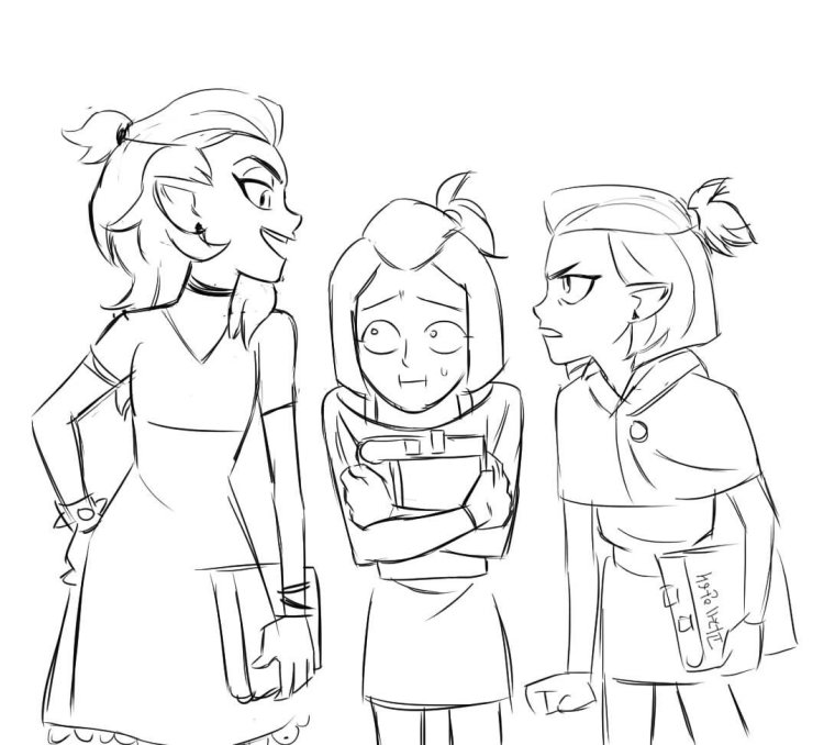 The Owl House раскраска