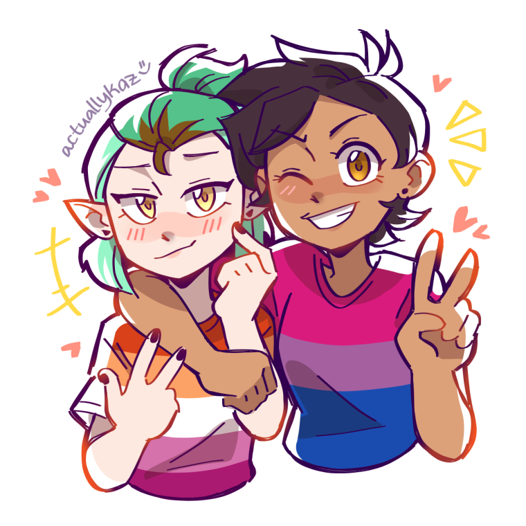 Луз Носеда и Эмити Блайт