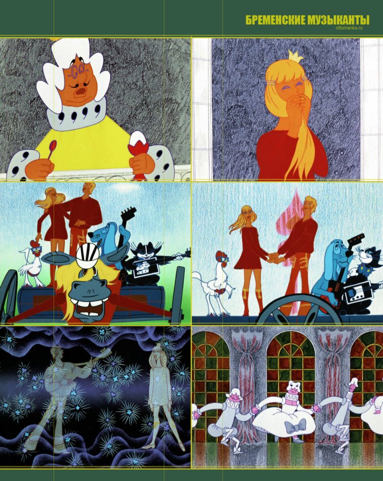 Рисунки героев бременских музыкантов