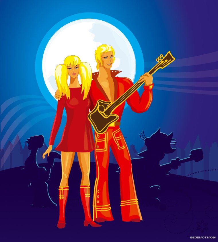 Bremen Town musicians drawings