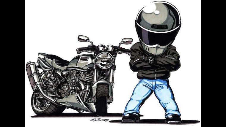 Ребенок байкер