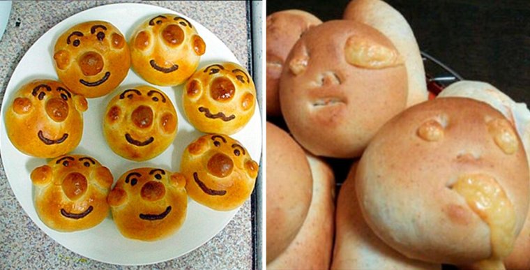 Булочка в виде котика