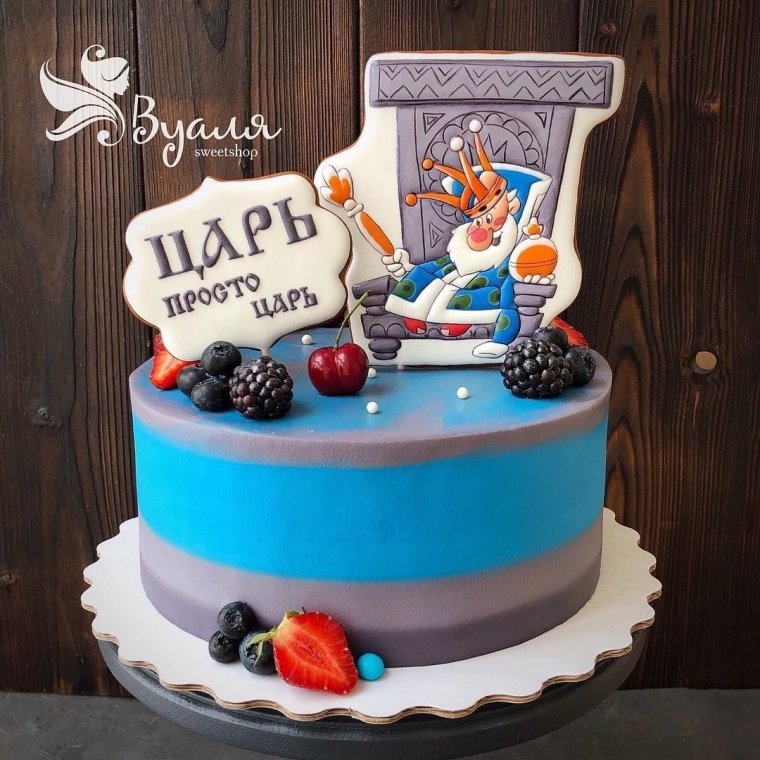 Мужской торт с пряниками